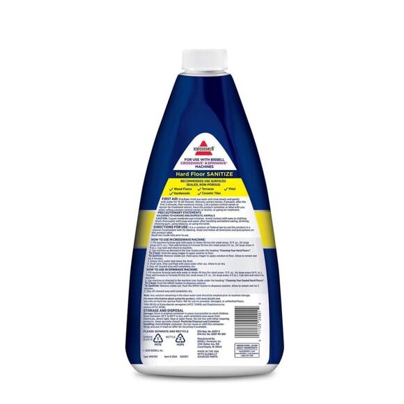 Bissell Hard Floor Sanitize Cleaning Formula 32 oz. Bottle - Picture 2 of 6